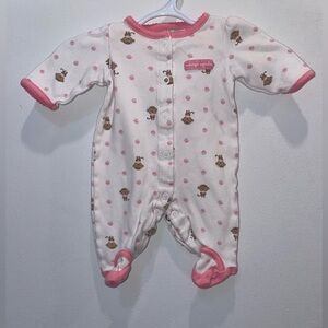 3/$15 Carter’s Pink and White Money Baby Sleepe